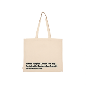 Borsa Tote in Cotone Riciclato Framos, Gadget Sostenibile, Articolo Promozionale Ecologico - Product Image 3