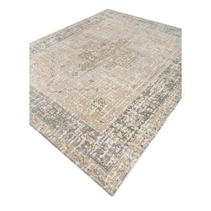 Thyme Ivory Wool <b>Rugs</b> Hand Knotted AKWT-1113 Large <b>Boho</b> Style Medallion Abstract Rectangle Hallway for Entryway Living Bedroom - Product Image 2