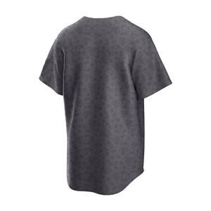 Conception de maillot de baseball à impression personnalisée Maillots personnalisés 100% Polyester Vêtements d'équipe - Product Image 3