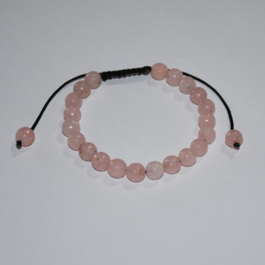 wholesale natural semi-precious Gemstone <b>beads</b> healing crystal <b>bracelet</b>. 8mm pink gemstone <b>beads</b> <b>bracelet</b>. handmade <b>bracelet</b> - Product Image 1