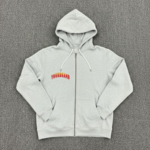 Vente en gros de sweats à capuche 100% coton 450 grammes en molleton de coton pour hommes, sweat à capuche ample confortable avec fermeture éclair et épaules tombantes pour homme - Product Image 1