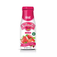 Hete Verkopende Vinut Premium 280Ml Fruitmelk Falooda Melkdrank Glazen Fles 12 Maanden Houdbaarheid Vervaardigd Vietnam Privé
