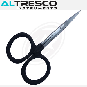 Ciseaux à broder économiques en acier inoxydable avec large boucle (manche en mousse) lame inférieure dentelée pour la couture et la beauté - Product Image 3