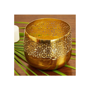 Porte-bougie chauffe-plat en métal au design tendance pour la décoration festive de la maison et des mariages et les fournitures de cadeaux - Product Image 3