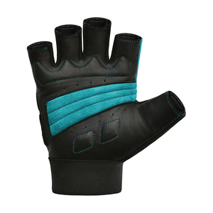 Nuevo logotipo personalizado hecho medio dedo guantes de levantamiento de pesas OEM servicio personalizado Unisex medio dedo guante de levantamiento de pesas - Product Image 3