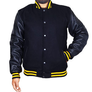 Veste universitaire personnalisée avec service OEM, couleur et taille personnalisées, prix raisonnable, best-seller, streetwear unique, veste de baseball universitaire - Product Image 3