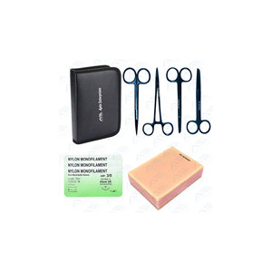 Kit de entrenamiento de práctica de sutura completo personalizado Kit quirúrgico completo Kit de sutura profesional Instrumentos médicos quirúrgicos - Product Image 1