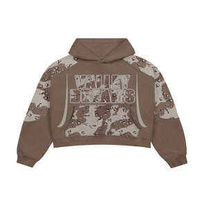 Personnalisé Brodé Vintage Surdimensionné Lavage À L'acide Soleil Faded Distressed Full Zip Hoodie Streetwear Hoodie Sun Faded Distressed - Product Image 2