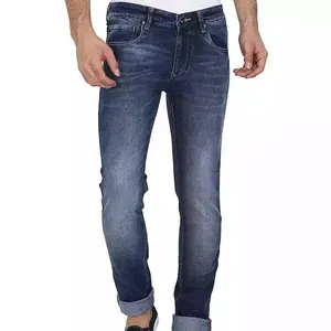 Top Standard Quality Wholesale Men Cotton Straight Classic Jeans Male