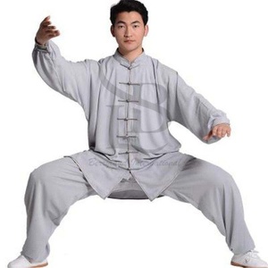 ชุดกังฟูสำหรับผู้ชายและผู้หญิงชุดฝึกศิลปะการต่อสู้แบบดั้งเดิมชุดกังฟูราคาขายส่ง - Product Image 6