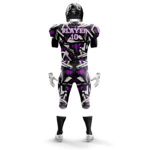 2025 équipe personnalisée cousue en gros maillots courts respirants vêtements de football américain nouveau Design ensemble de Offre Spéciale - Product Image 3