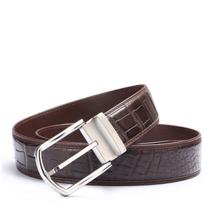 2024 Trending Top Rated Cinturón de cuero de vaca genuino para hombres Estilo de lujo Personalizado 120-125cm Longitud Aleación al por mayor para hebilla Pakistán - Product Image 4