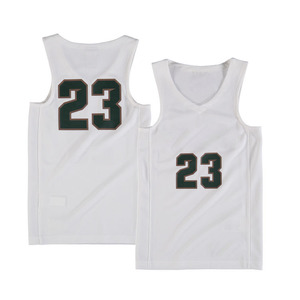 Camiseta de baloncesto unisex con logotipo bordado negro tamaño EE. UU. personalizado al por mayor diseño de impresión técnica de sublimación nombre incluido - Product Image 6