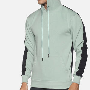 High Quality Oversized Pullover Customized Logo Printing <b>Men's</b> <b>Hoodies</b> Winter's Special Collection Color Blocking <b>Hoodies</b> 2026 - Product Image 3