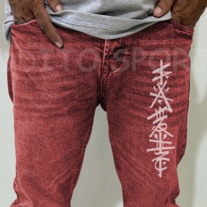 Pantalon en jean de haute qualité pour hommes en couleur vierge coupe régulière pantalon en jean à la mode vêtements décontractés pour adultes - Product Image 5