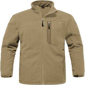 Chaqueta Polar de Invierno para Hombre con Cierre Completo, Cuello Alto y Logotipo Frontal - Product Image 3
