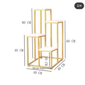 ที่น่าสนใจมากที่สุดสีทองและสีเงินเงากรอบขนาดใหญ่ที่มีคริสตัลใสแขวนออกแบบ harlow ยืน - Product Image 2
