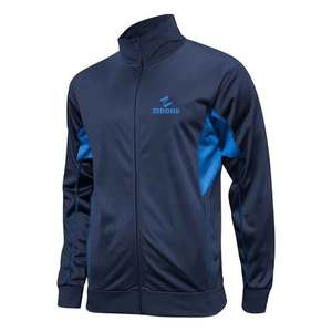 Veste d'entraînement en polyester pour hommes conçue avec des vestes d'hiver à coupe athlétique et à technologie anti-transpiration - Product Image 2