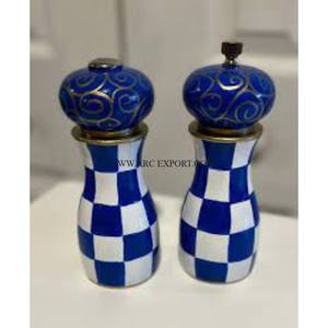 Sel poivrière de table en laiton antique en métal de haute qualité pour l'assaisonnement de nourriture de fête d'anniversaire - Product Image 2