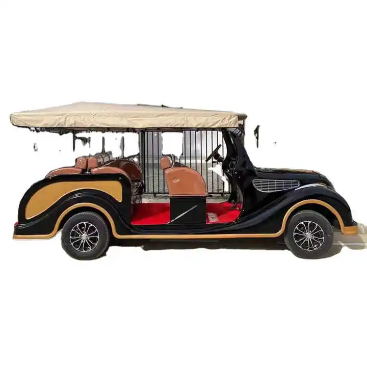 New Energy 6 posti Mini Sightseeing Car Golf Cart auto elettriche Classic Electric Golf Cart