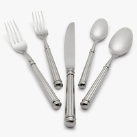 Meilleure qualité, achat à bas prix de l'Inde, couverts en métal personnalisés, argenterie, couteau en acier inoxydable, cuillère, fourchette, ensemble de couverts