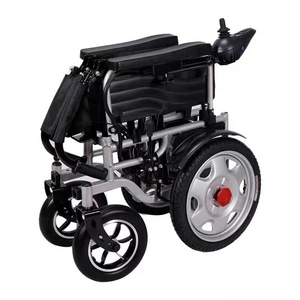 Frenos automáticos y tracción delantera grande antivuelco Marco <span class=keywords><strong>de</strong></span> acero al carbono Batería <span class=keywords><strong>de</strong></span> plomo ácido <span class=keywords><strong>Silla</strong></span> <span class=keywords><strong>de</strong></span> <span class=keywords><strong>ruedas</strong></span> eléctrica - Product Image 5