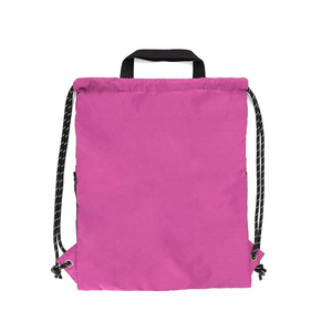 Sac à cordon en tissu polyester imprimé sur mesure à prix de gros sac à cordon léger de haute qualité à vendre - Product Image 2