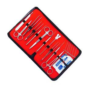 Instrumental Quirúrgico para Ombligo NSL-HZ-2386, Kit de Disección Manual, 3 Instrumentos de Acero Inoxidable para Cráneo, Instrumental Quirúrgico Dental con Certificación CE - Product Image 2