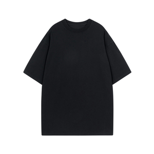 เสื้อยืดสำหรับผู้ชายคอกลมแบบหนาระบายอากาศน้ำหนักเบาแบบถักกันลื่นมีลายโลโก้คอแบบสั่งตัด - Product Image 6
