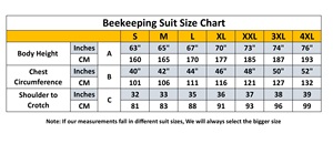 Bee Suit for Men Women Leather/Cotton Beekeeping Suit Anti-Sting Protection Heat Resistant 150C Ventilated Hood <b>Glove</b> - Product Image 6