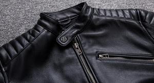 แจ็กเก็ตหนังให้ความอบอุ่นสำหรับผู้ชายฤดูหนาว, ชุดลำลองขนแกะกันน้ำได้ระบายอากาศได้ดี - Product Image 6