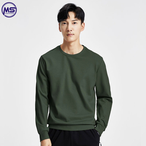 Nouveau design de sweat-shirt pour hommes respirant et léger avec impression de logo personnalisé couleur unie de haute qualité pour l'hiver - Product Image 4