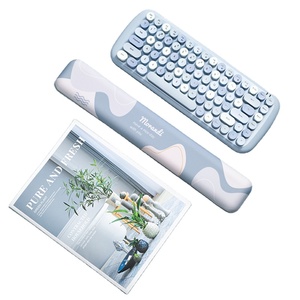 Kawaii 3D Gaming <strong>Mouse</strong> Pad with Silicone Cushion Slow Rebound Wrist Support Cute Cartoon Style Office Wrist Rest Memory Foam - Product Image 1