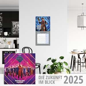 2025 for Doctor for Who Classic Edition Paper <b>Calendar</b> - Product Image 3