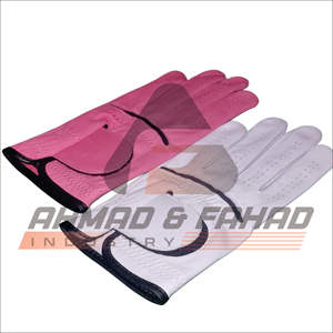 ถุงมือกอล์ฟสีขาวสำหรับผู้ชายถุงมือเล่นกอล์ฟวัสดุหนังนิ่มออกแบบให้ระบายอากาศได้ดี - Product Image 5