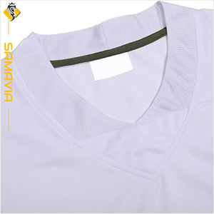Camiseta de fútbol americano Equipo Camiseta de fútbol americano Tela de poliéster Uniforme personalizado Top Listo para enviar - Product Image 3