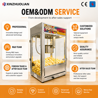 Machine à popcorn au caramel sucré professionnelle de haute qualité, électrique, automatique, en acier inoxydable, industrielle, commerciale, facile à nettoyer