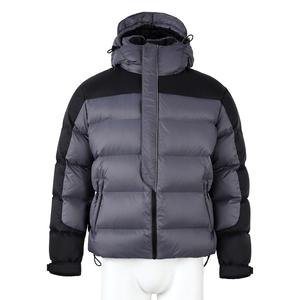 2025 Men's High Quality Winter Windproof Quilted Jacket Stand Collar Wholesale Plus Size Casual Outdoor Puffer Thicken <b>Coats</b> - Product Image 1