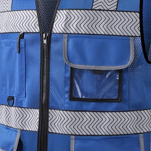 Chaleco de seguridad de ingeniero de calidad superior al por mayor, ropa de trabajo personalizada, chalecos de trabajo hechos a medida con diseño multibolsillo - Product Image 6