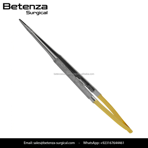 Portaagujas Castroviejo T/C de 7 pulgadas, recto, con bloqueo, de carburo de tungsteno, para cirugía dental, de primera calidad - Product Image 6
