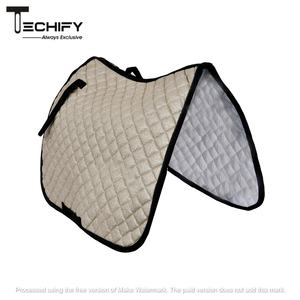 Venta al por mayor de almohadillas de sillín elegantes con purpurina para carreras de caballos y deportes ecuestres, almohadillas de Sillín para venta de exportación - Product Image 4