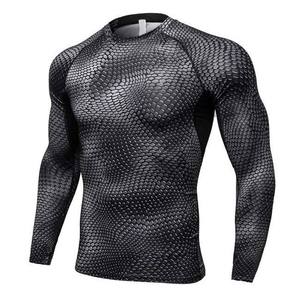 Dernier design Rash Guard MMA personnalisé par sublimation, manches longues pour hommes et femmes, Spandex Nylon, respirant, UPF50+, 2025 - Product Image 1