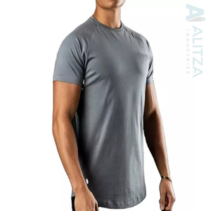 Organic Cotton Boxy Fit Custom Print Logo Design Unisex Drop Shoulder Hip Hop Style Men's T-shirts - Product Image 4