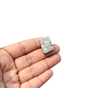 Última colección 100% piedras preciosas sueltas de pirita natural para la fabricación de joyas y curación de cristales 15*20mm (11 gramos) precios bajos - Product Image 2