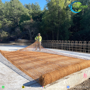 TAPIS DE PALMIER/MAILLE DE NOIX DE COCO Meilleure taille 2m x 20m Le meilleur du Vietnam: Maille de coco pour la plantation et le contrôle de l'érosion - Product Image 3