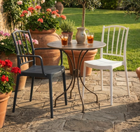 Chaises de salle à manger en polypropylène au design élégant, chaises en plastique pas chères pour la cuisine, le café, le bistrot, empilables, meubles de jardin, d'école, Chiavari