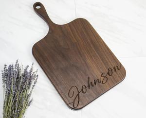 Planche à découper en bois avec poignée, lavable au lave-vaisselle, écologique, antibactérienne, en résine, planche à découper pour le fromage, de haute qualité - Product Image 1