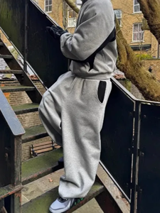 Chándales de hombre de algodón 100% de alta calidad hechos a medida, chándal cómodo de peso pesado de secado rápido para hombres - Product Image 4