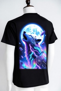 T-shirt imprimé pour homme de qualité supérieure, sur mesure, avec design personnalisé et impression de logo, prix de gros - Product Image 4