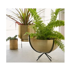 Macetas de flores Decoración de jardín Maceta de flores de metal para forma personalizada y maceta terminada con soporte al precio más bajo - Product Image 1